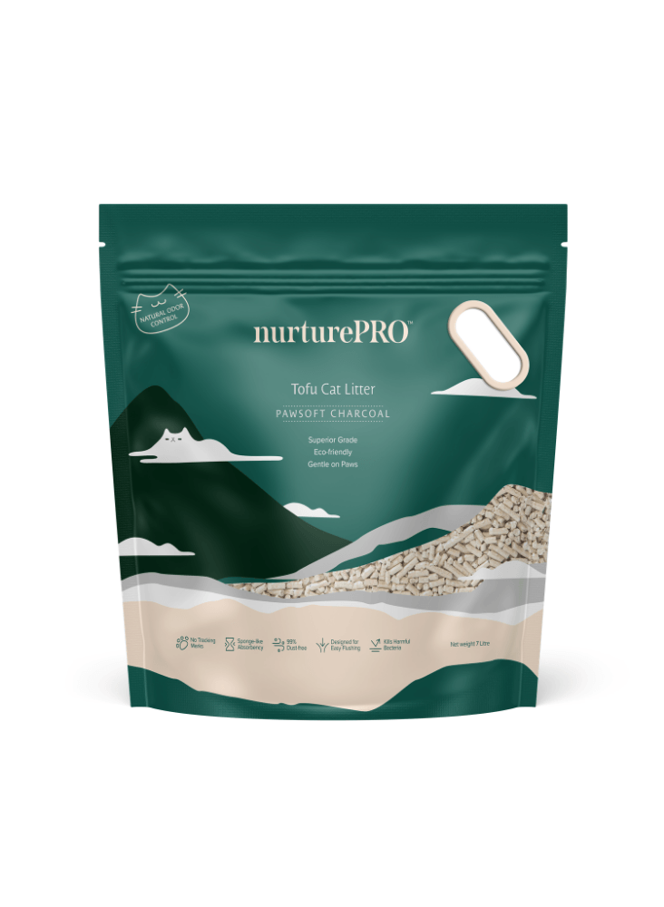 P-Tofu Cat Litter Pawsoft Charcoal-01